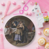 Rood en rouw (sympathie na Bereavement) Papieren Bordje (Feest)