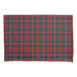 Rood en Royal Blue MacPherson Clan Schotse Plaid Kussensloop