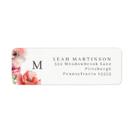 Rood en roze blauw waslabel etiket