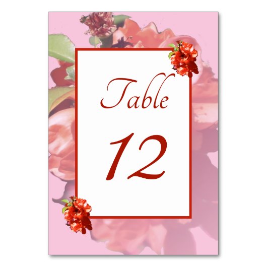 Rood en roze bruine bruinvissen kaart (Voorkant)