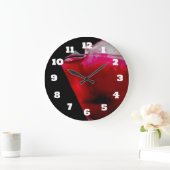 Rood en roze cocktail verfrissen grote klok (Huis)