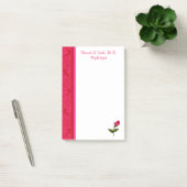 Rood en Roze Damask Roos Post-it Notes (Kantoor)