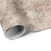 Rood en roze gelaagd sediment in een rack cadeaupapier (Rol Hoek)