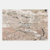 Rood en roze gelaagde geode inpakpapier vel (Voorkant 2)