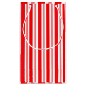 Rood en roze gestreept klein cadeauzakje (Achterkant)