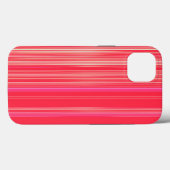 Rood en roze gestript patroon Hoesje-Mate iPhone c Case-Mate iPhone Case (Achterkant (horizontaal))