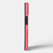 Rood en roze gestript patroon Hoesje-Mate iPhone c Case-Mate iPhone Case (Achterkant / Rechts)