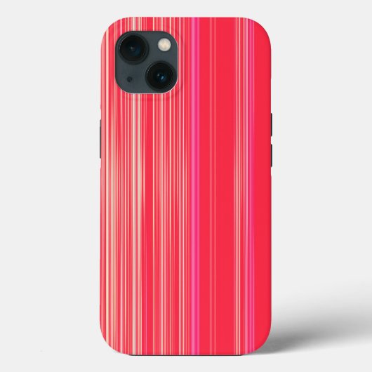 Rood en roze gestript patroon Hoesje-Mate iPhone c Case-Mate iPhone Case (Achterkant)