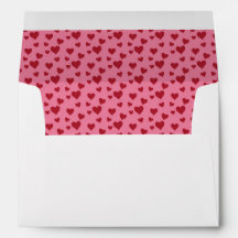 Rood en Roze Hart- Valentijnse  Envelope