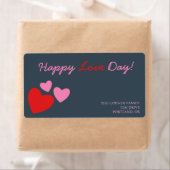 Rood en roze harten - Etiket op dag van de valenti (Insitu)