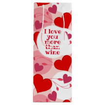 Rood en roze harten Funny Valentijnsdag