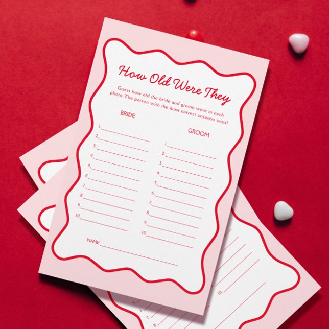 Rood en roze Hoe oud waren ze Vrijgezellenfeest sp (Creator heeft geüpload)