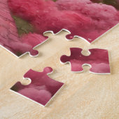 Rood en Roze Kasteel Legpuzzel (Zijkant)