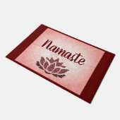 Rood en Roze Namaste Deurmat (Schuin)