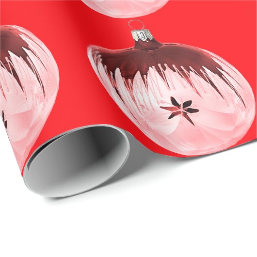 Rood en roze Ornament inpakpapier (Rol Hoek)