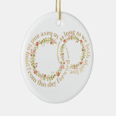 Rood- en roze ornament met wiet en bruiloft (Rechts)