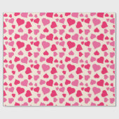 Rood en roze papier voor het oppakken van cadeautj (Vlak)