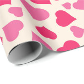 Rood en roze papier voor het oppakken van cadeautj (Rol Hoek)