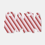 Rood- en roze peppermint Stripe Bedankdoosjes (Uitgevouwen)