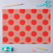 Rood en Roze Plaid Tomaat Tartan Patroon Tissuepapier (Craft)