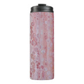 Rood- en roze plotches thermosbeker (Voorkant)