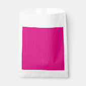 Rood en roze polka dot inpakpapier met gelijkmatig bedankzakje (Voorkant)
