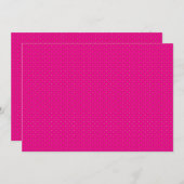 Rood en roze polka dot inpakpapier met gelijkmatig kaart (Voorkant / Achterkant)