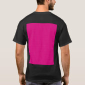 Rood en roze polka dot inpakpapier met gelijkmatig t-shirt (Achterkant)