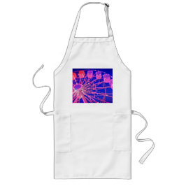 Rood en roze reuzenrad lang schort