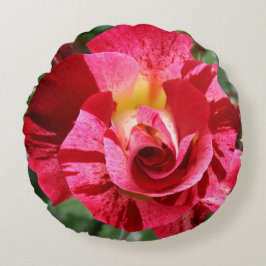 Rood en Roze Roze Rond Kussen