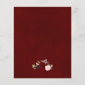 Rood- en roze rozenbudget weddenschappen ontvangen (Achterkant)