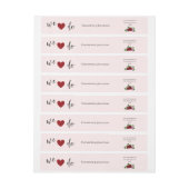 Rood- en roze rozenhuwelijk (Vel)