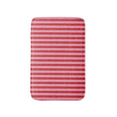 Rood- en roze stripes Bath Mat (Voorkant Verticaal)