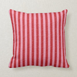Rood- en roze stropen kussen