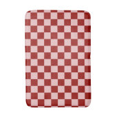 Rood- en roze toetsenbord badmat (Voorkant Verticaal)