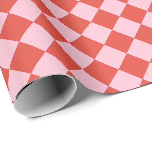 Rood- en roze toetsenbord cadeaupapier (Rol Hoek)