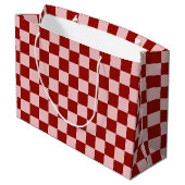 Rood- en roze toetsenbord groot cadeauzakje (Achterkant Gekanteld)