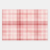 Rood- en roze Valentijn verwerkt papierbladen Inpakpapier Vel (Voorkant)