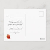 Rood en Roze Vloer van de Ventilator sparen de Dat Briefkaart (Achterkant)