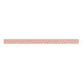 Rood- en roze Waterverf schalen Grosgrain Lint (Voorkant)
