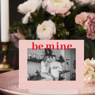 Rood en roze zijn mijn   Paar foto   VALENTIJNS Briefkaart