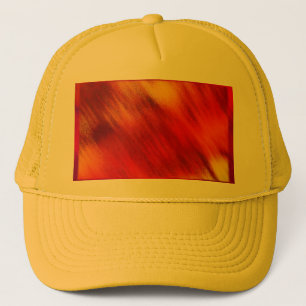 Rood en Sinaasappel Trucker Pet