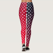 Rood en sterren leggings (Achterkant)