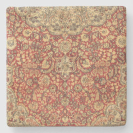 Rood en Tan Tapestry Van Israel Square Onderzetter