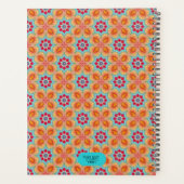 Rood en turkoois planner (Achterkant)