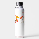 Rood en vers gekleurde papavers waterfles (Rechts)