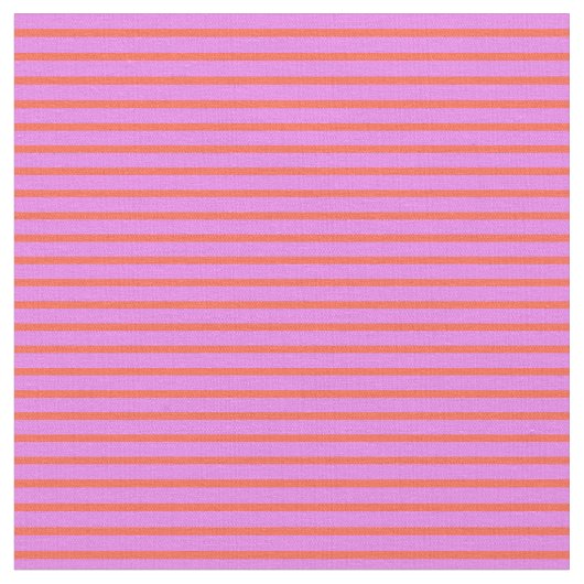 Rood en Violet Striped/Lined Pattern Stof (Close Up)