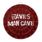 Rood en wit aangepast kleerbord dartbord (Voorkant)