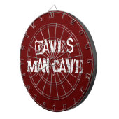 Rood en wit aangepast kleerbord dartbord (Voorkant Rechts)