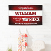 Rood en Wit Afstudeerfeest Spandoek (Insitu)